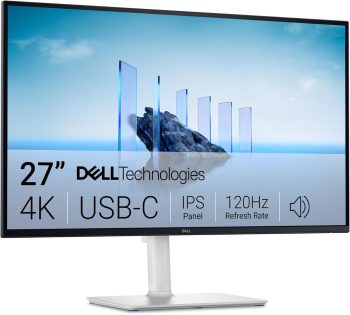 Dell 27 Plus USB-C Monitor - S2725QC, 4K UHD (3840x2160), 120Hz, IPS, 4ms