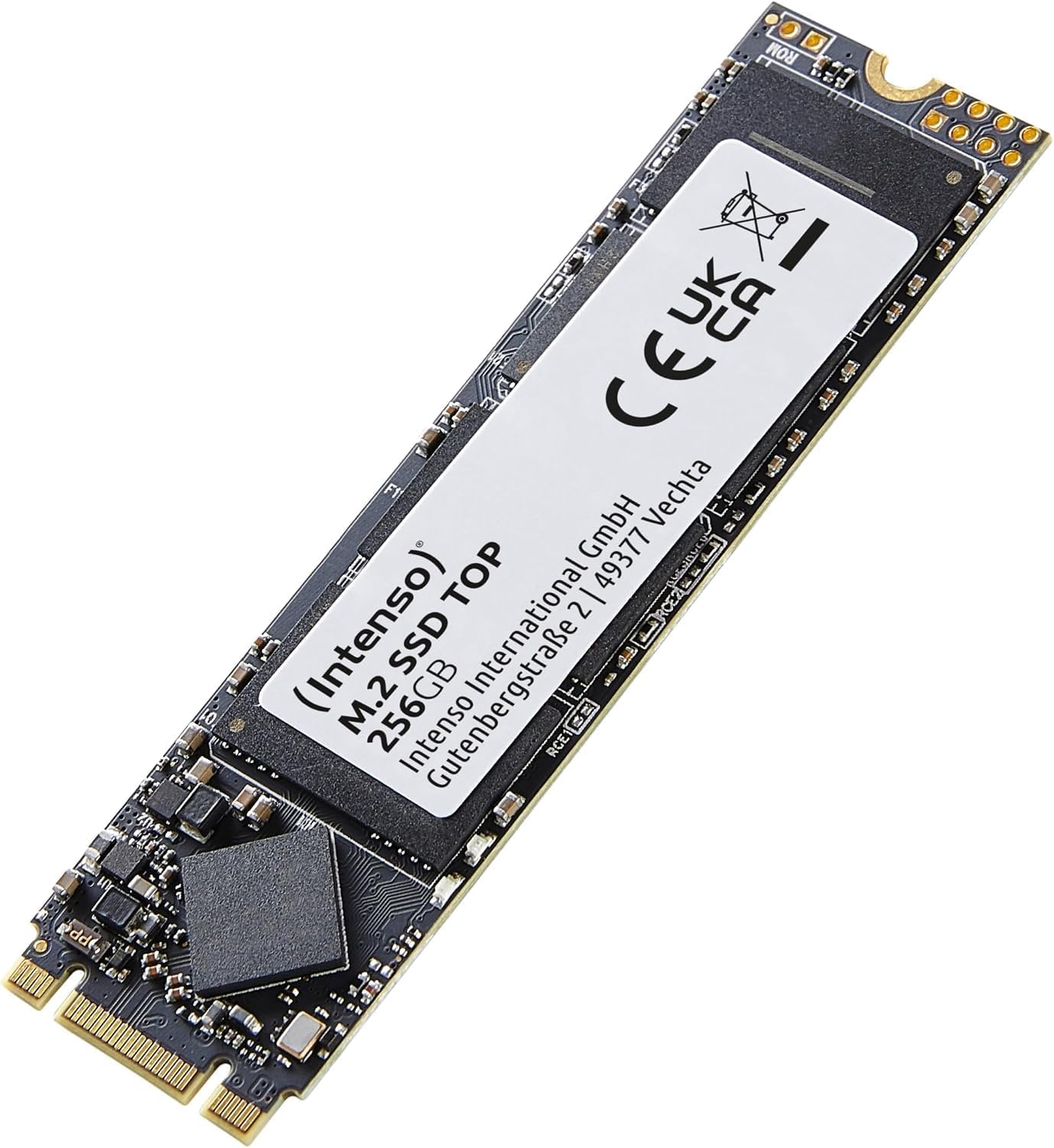 Intenso Top M.2 SSD SATA III 256 GB Interne Festplatte 520MB/s