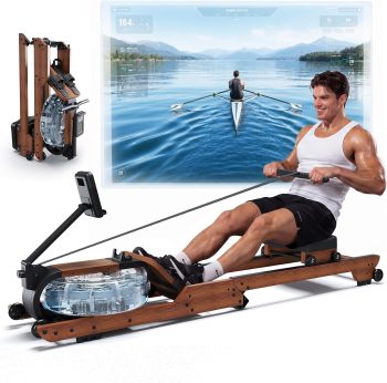 Dripex 14L Wasser Rudergerät 12-Blatt 150kg Holz Bluetooth Klappbar