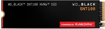 SanDisk WD_Black SN7100 NVMe SSD 1 TB (High-Performance Gaming-Speicher, bis zu 7.250 MB/s Lesen, PCIe Gen4, Energieeffizienz, für Desktop, Laptop & Handheld-Spielekonsolen) - Powered BY