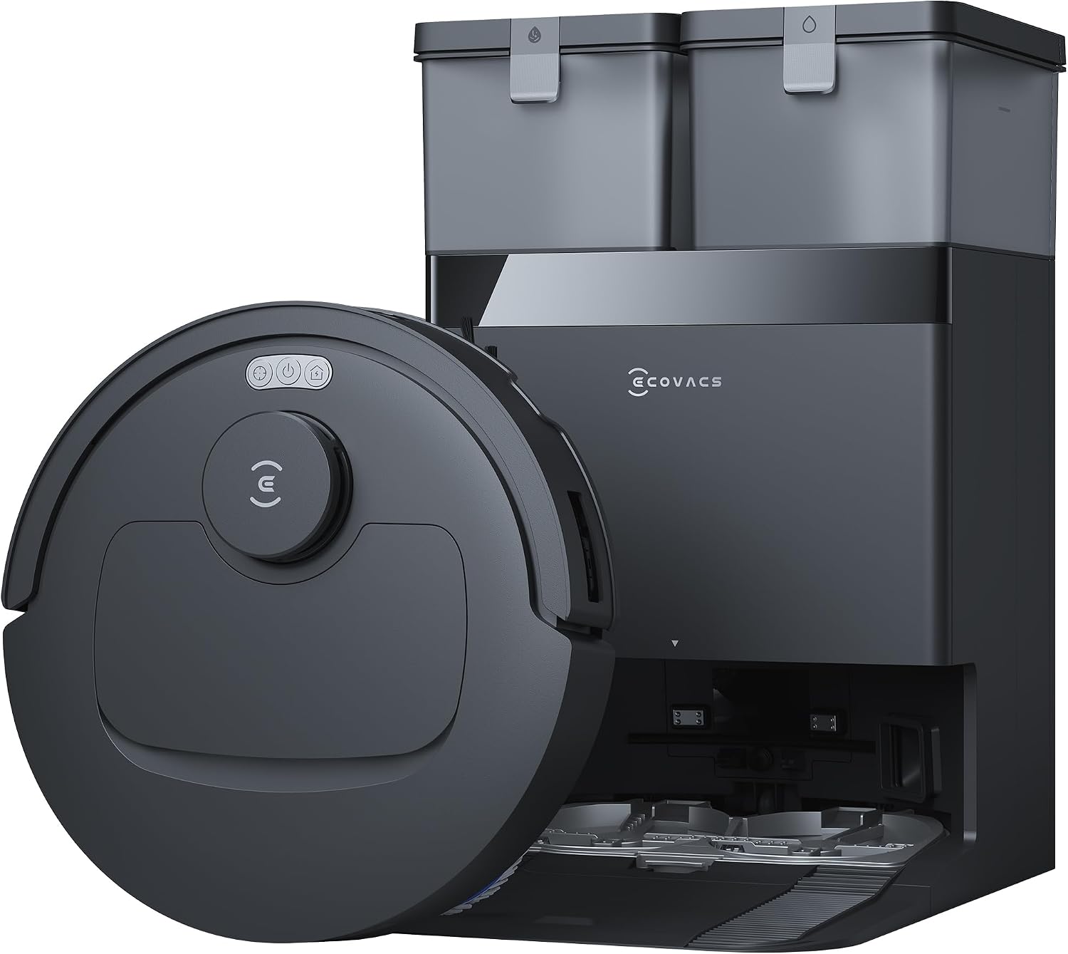 ECOVACS DEEBOT T30e Omni Saugroboter mit Wischfunktion, 25.000 Pa Saugkraft