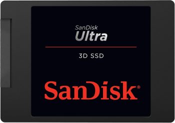 SanDisk Ultra 3D SSD 500 GB interne SSD (SSD intern 2,5 Zoll, stoßbeständig, 3D NAND-Technologie, nCache 2.0-Technologie, 560 MB/s Übertragungsraten) Schwarz