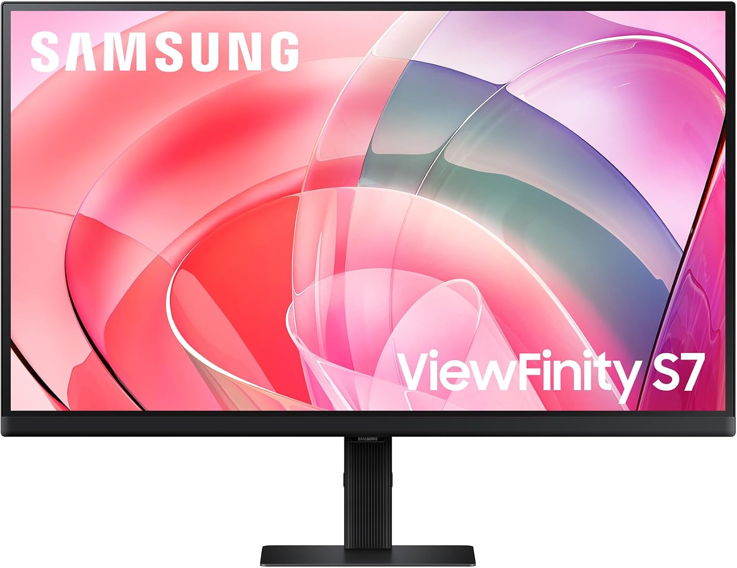 Samsung ViewFinity S70D 4K-Monitor 27 Zoll, UHD, 3.840 x 2.160, 60 Hz, HDR10, Easy Setup-Ständer, Eye Saver Mode, LS27D700EAUXEN