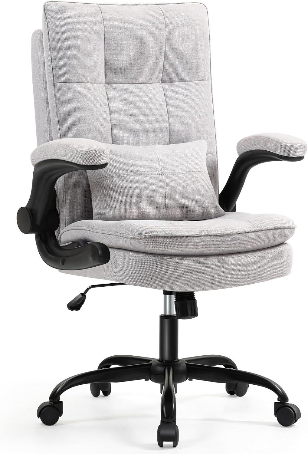 Bürostuhl Ergonomisch [TESTSIEGER] Schreibtischstuhl, Grau