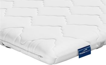 Traumnacht orthopädischer Matratzentopper 140x200 cm | Komfortschaumkern für hohen Liegekomfort | Druckentlastend & atmungsaktiv | Öko-Tex Standard 100 zertifiziert | Deutscher Qualitätsstandard