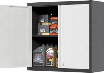 SUPEER Hängeschrank Metall Werkzeugschrank H66 x L66 x D30 cm