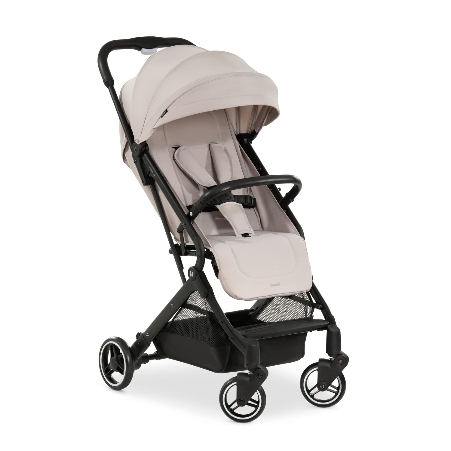 hauck Reisebuggy Einhändig Klein Zusammenklappbar, Travel N Care Beige