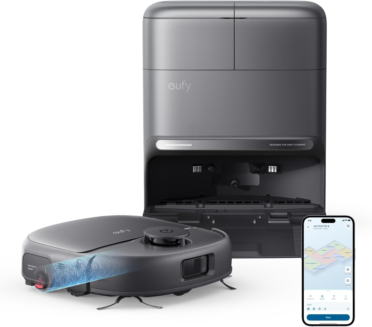 eufy HydroJet C28 Saugroboter mit Wischfunktion, Neuheit 2026 von Anker
