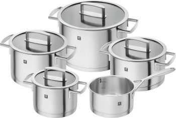 ZWILLING Vitality Kochtopf-Set 5-teilig, Induktion, Rostfreier Edelstahl