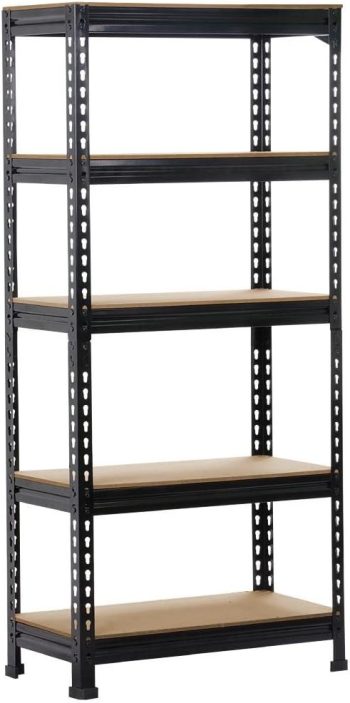 Yaheetech Lagerregal 150 x 70 x 30 cm Schwerlastregal Steckregal 5 MDF-Platten Kellerregal Werkstattregal je Fachboden 150 KG belastbar