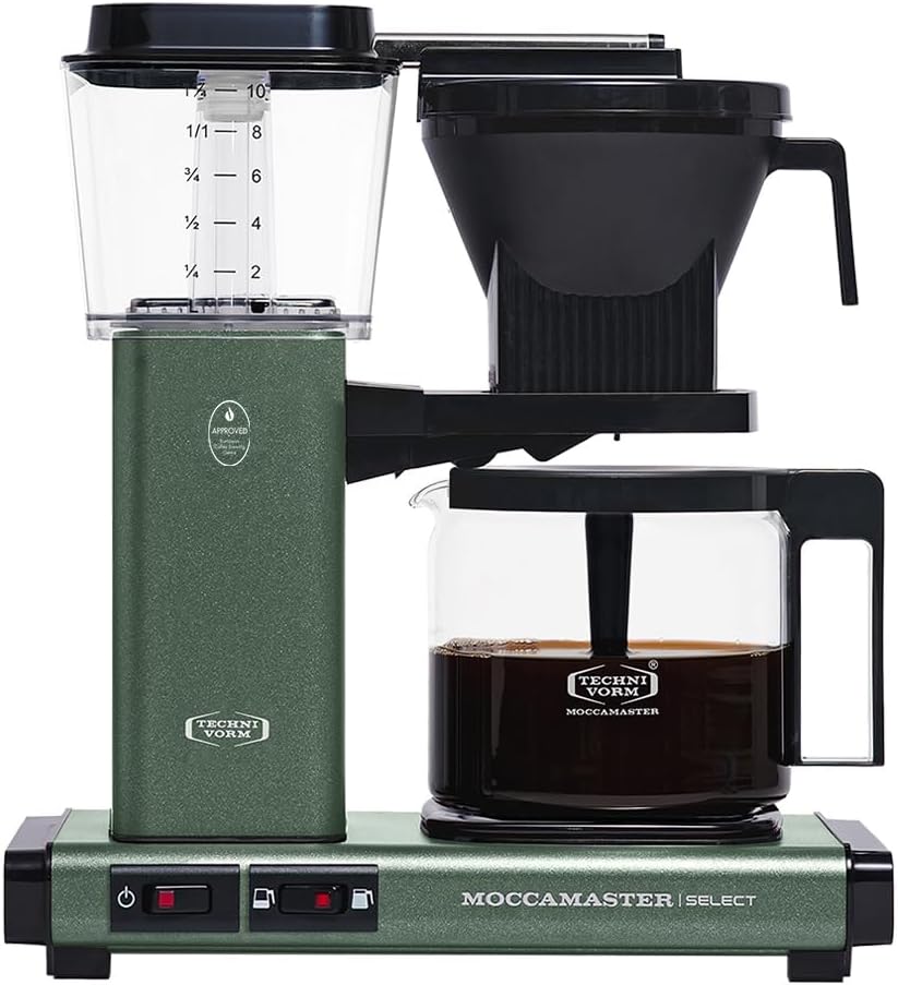 Moccamaster KBG Select, Filterkaffeemaschine, Forest Green, 1.25 Liter, 53991