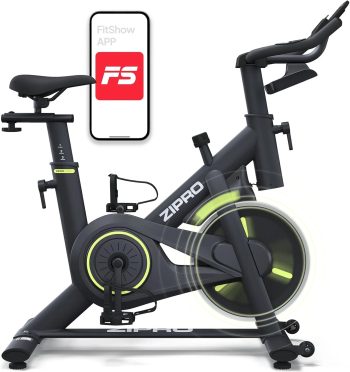 ZIPRO Heimtrainer Fahrrad mit APP & Handpuls, Ergometer für 145–195 cm