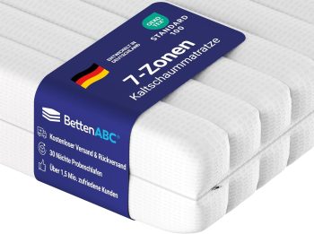 BettenABC Matratze (KSP-500) - 140x200 cm (H3) - 7-Zonen Matratze
