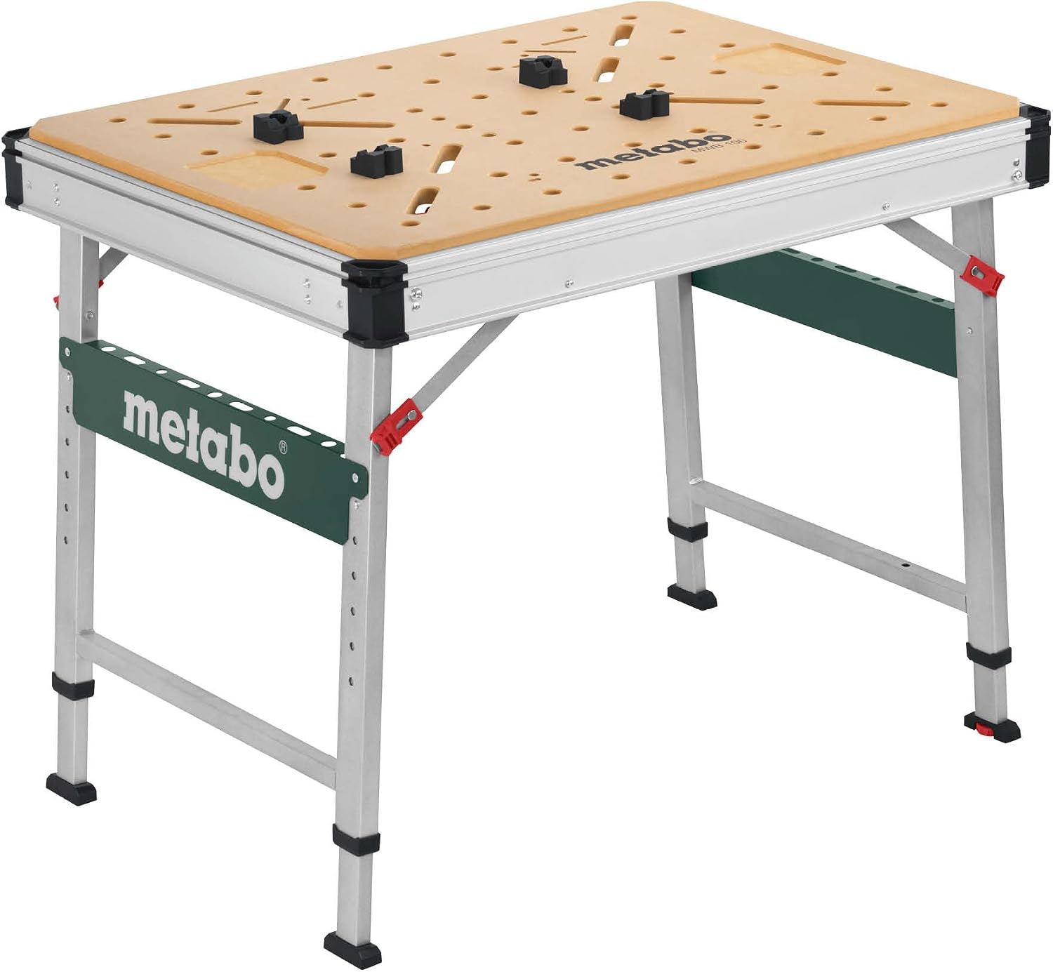 metabo Multifunktionstisch MWB 100, Klappbare Werkbank & Montagetisch