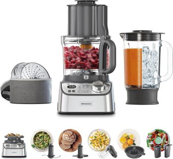 Kenwood MultiPro XL Weigh+ - Küchenmaschine 1000W 3L Schüssel 11 Teile