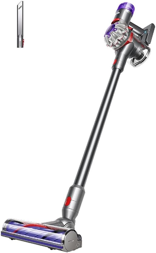 Dyson V8 Origin Kabelloser Staubsauger, Silver und Nickel, 130 AW, Motorbar