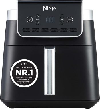 Ninja Heißluftfritteuse MAX PRO, 6,2 L, Antihaftbeschichtung, Grau