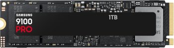 Samsung 9100 PRO NVMe M.2 SSD, 1 TB, PCIe 5.0, 14.700 MB/s Lesen, 13.300 MB/s Schreiben, Interne SSD für Gaming, Videobearbeitung und AI, Schwarz, MZ-VAP1T0BW