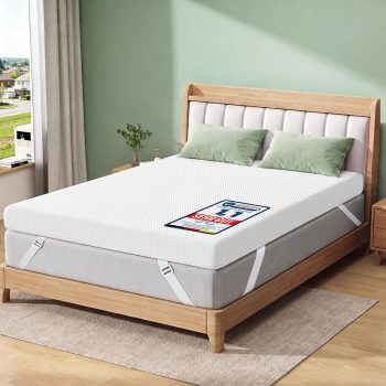 Matratzen Topper 180x200cm H3/H4, 10 cm Gel Memory Schaum, Öko-TEX Zertifiziert, Atmungsaktiv und Waschbar, rutschfest für Boxspringbett und Schlafsofa