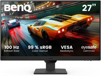 BenQ GW2790E 27 Zoll Eye-Care Gaming Monitor, 100Hz, 1920x1080p, IPS, integrierte Lautsprecher, Wandhalterung, Thin Bezel, Smarte Helligkeitsanpassung, 2X HDMI, DisplayPort