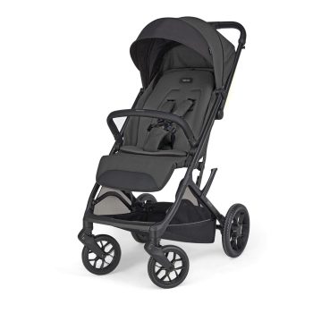Inglesina Maior - Cochecito compacto y ligero de 7,9 kg, ruedas grandes amortiguadas, asiento amplio All Season, cierre con una mano, capota UPF 50+, hasta 22 kg, Magnet Grey